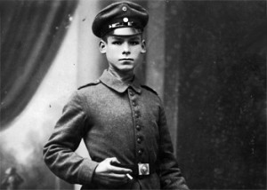 My grandfather going to war in 1915