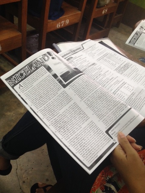 English textbook used at the non-Government school English textbook used at the non-Government school