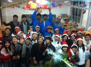 Christmas party at an International High School in Yunnan