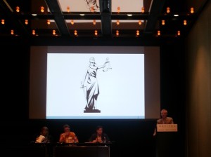 Professor Simon Rice OAM makes his presentation