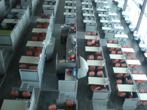 Kifibin’s workplace was a big event centre, which was open to the public only once a week