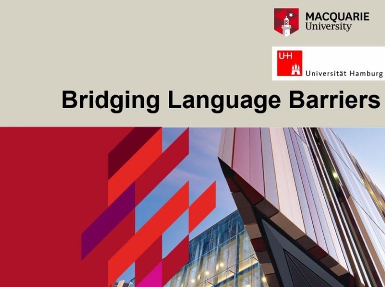 Bridging Language Barriers Symposium - Language on the Move