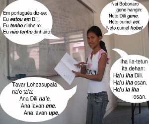 English and development aid work