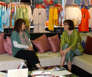 MARIKO WATANABE AND INGRID PILLER CELEBRATE THEIR REUNION AT YACCOMARICARD IN CHIT LOM