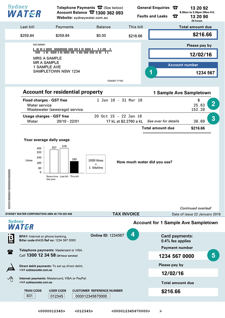 Sample bill – Language on the Move